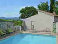 Location maison indépendante vacances Barjac