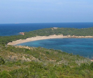 Plage de Rondinara en Corse