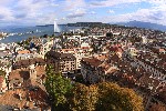 Blick auf Genf - die Schweiz