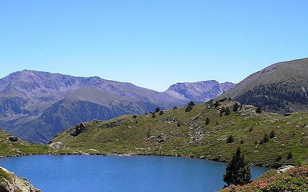 Paysage de montagne Andorre