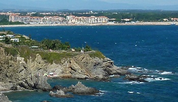 Argeles sur Mer depuis la Cote Vermeille