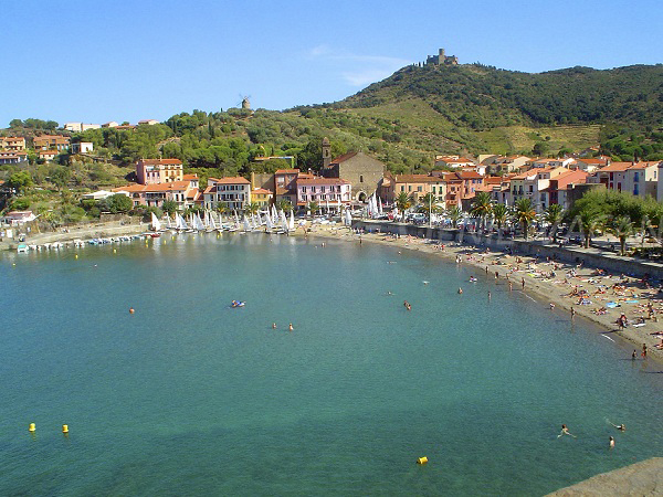 Baie de Collioure sur la Côte Verneille