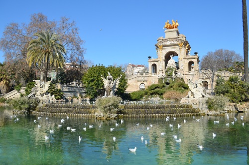 La cascade du parc de la Ciutadella de Barcelone