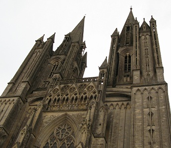 La cathedrale de Coutances dans la Manche