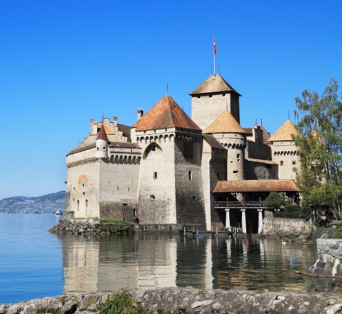 Chillon Château vicino al lago