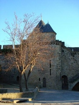 les remparts de la cite de Carcassonne