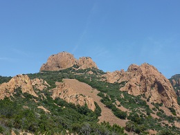 Randonnee massif Esterel