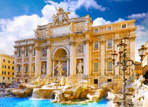 Fontaine de Trevi à Rome