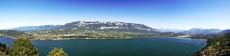 Le lac du Bourget en Savoie