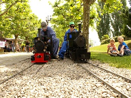 Lokomotive in Lausanne - die Schweiz