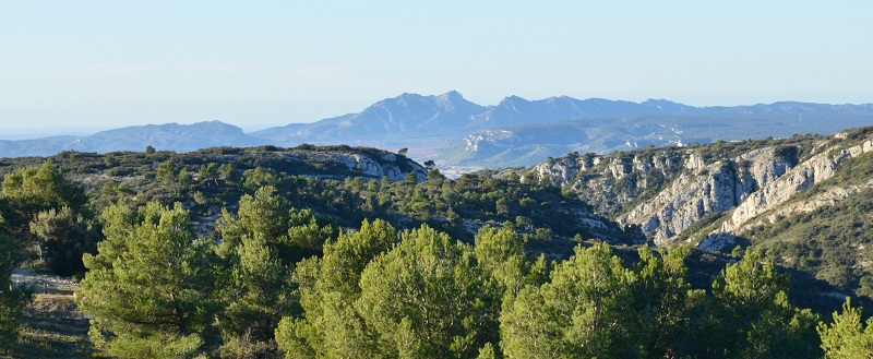 Vue depuis le sud du Luberon