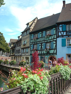 Maison de Colmar pans de bois