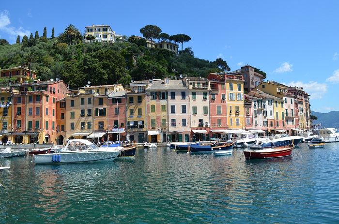 Les maisons colorées de Portofino