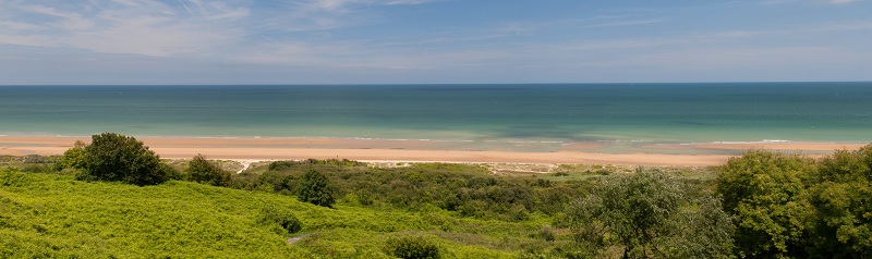 Omaha Beach en Normandie