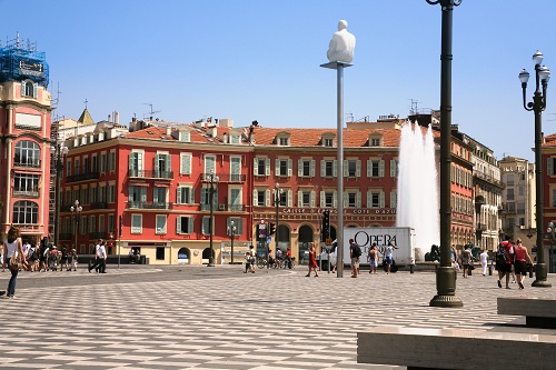 La place Masséna à Nice