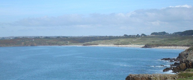 Plage des blancs sablon au Conquet