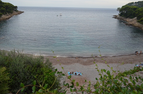 La plage des Fossettes au Cap Ferrat