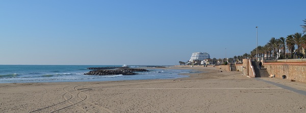 Plage de Sitges en Espagne