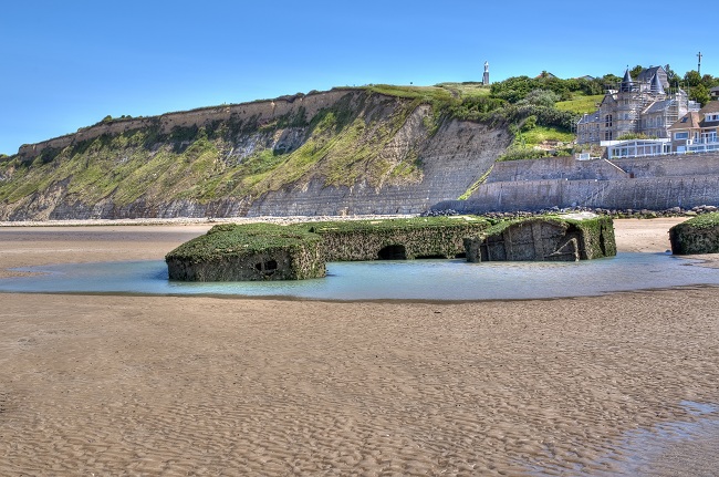 Le port artificiel d'Arromanches