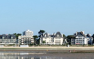 Pouliguen pendant la maree basse