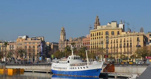 Le quartier du vieux port de Barcelone