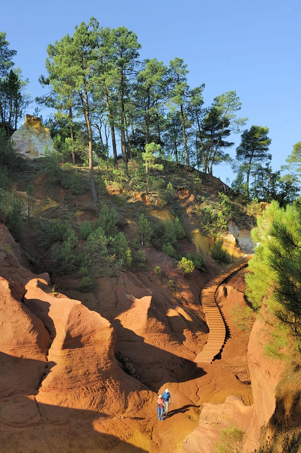 sentier ocre du Roussillon