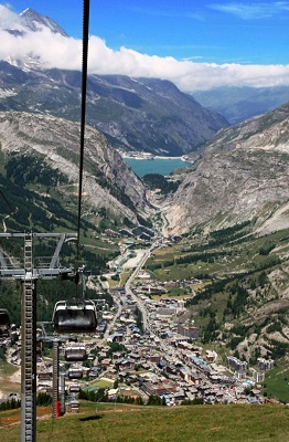 La stazione sciistica di Val d'Isère