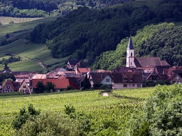 Village coeur Alsace