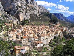 Le village de Moustiers Sainte Marie