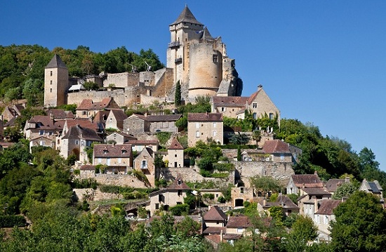 Le village perché de Castelnaud la Chapelle en Dordogne